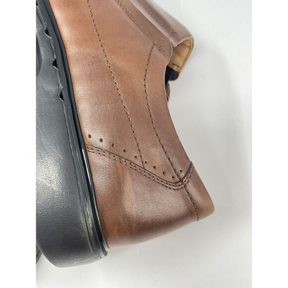 Clarks UnStructured Brown Leather Loafer Slip-On Casual Shoes Mens Size 14 M - Picture 9 of 10
